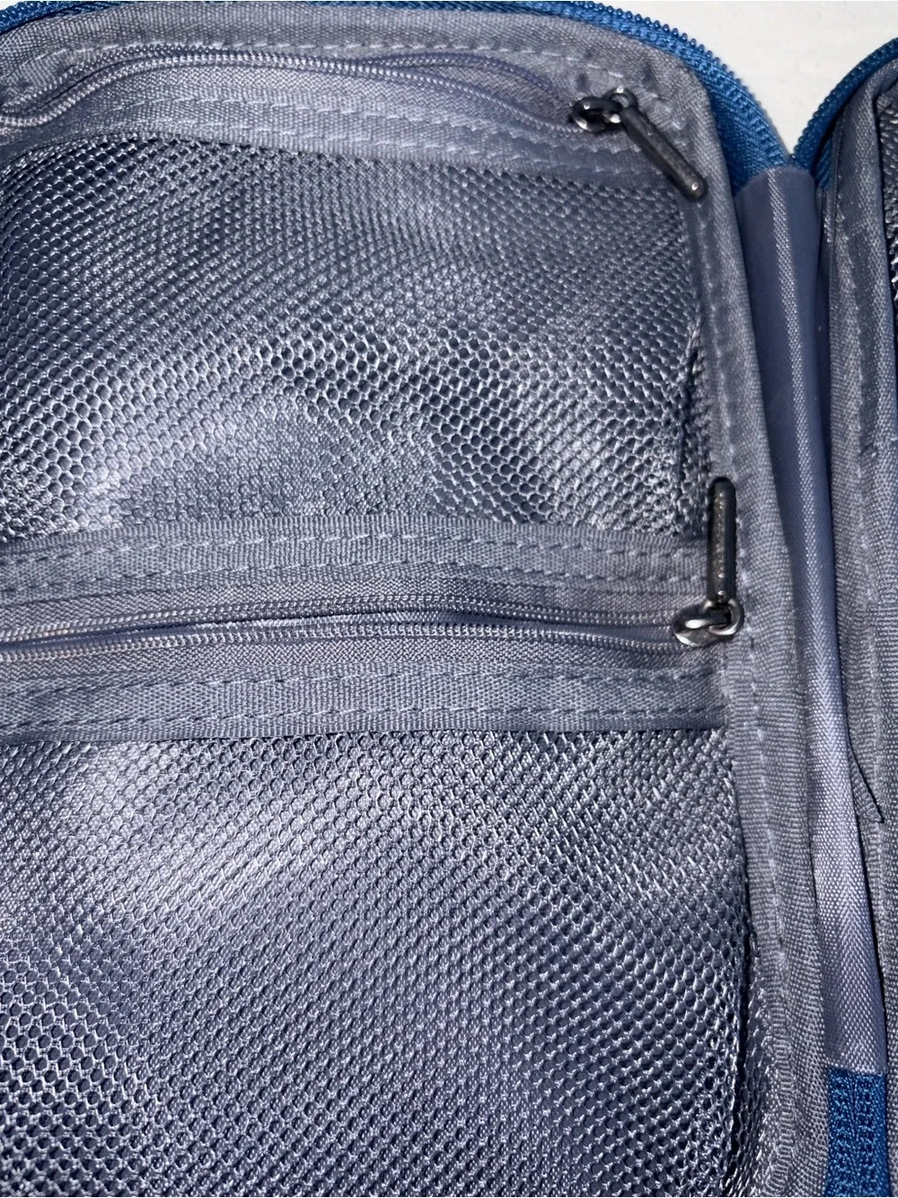 2 piece Travelon Dark Blue Toiletry Travel and Cord Organizer Set